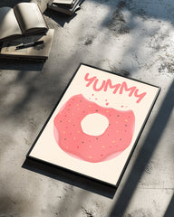Yummy Donut Poster Tablosu