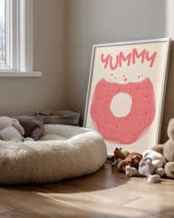 Yummy Donut Poster Tablosu