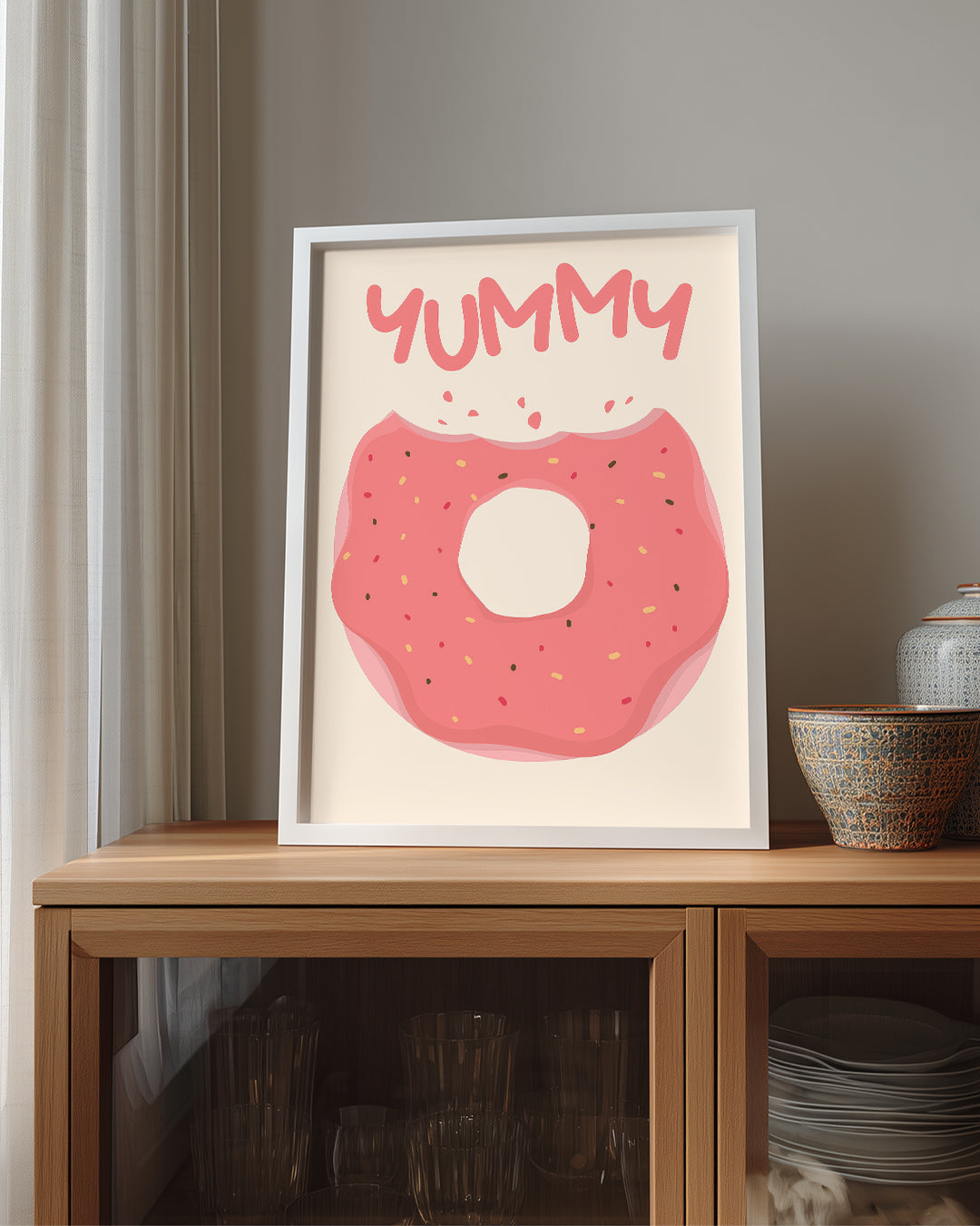 Yummy Donut Poster Tablosu