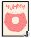 Yummy Donut Poster Tablosu