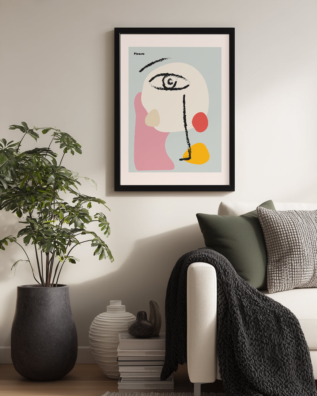 Yüz - Pablo Picasso Poster Tablosu