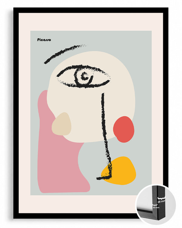 Yüz - Pablo Picasso Poster Tablosu