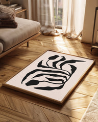 Zebra Flora Poster Tablosu