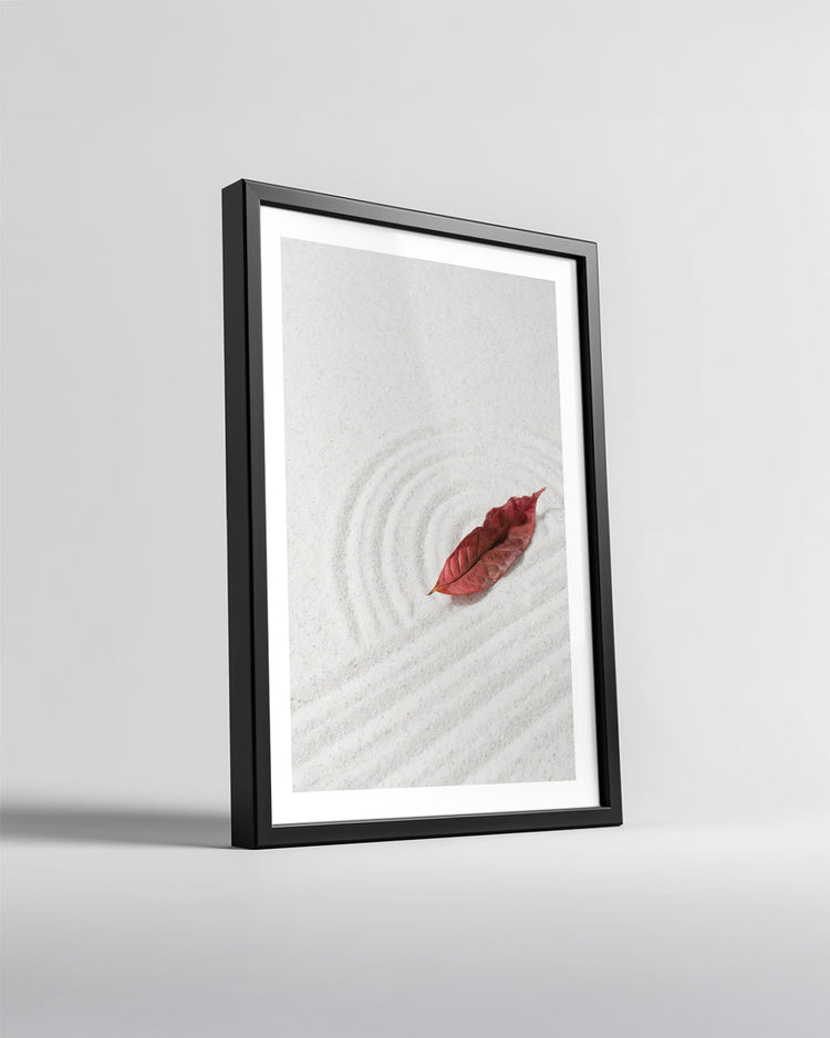 Zen Leaf Poster Tablosu