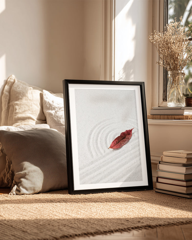 Zen Leaf Poster Tablosu