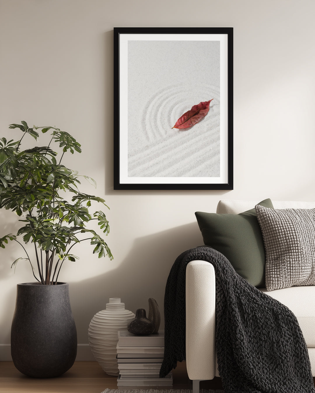 Zen Leaf Poster Tablosu
