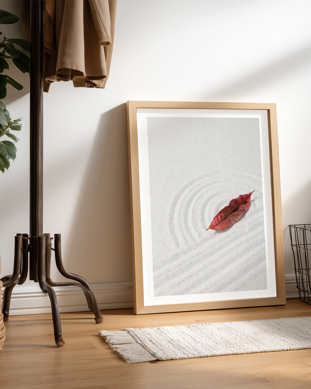Zen Leaf Poster Tablosu