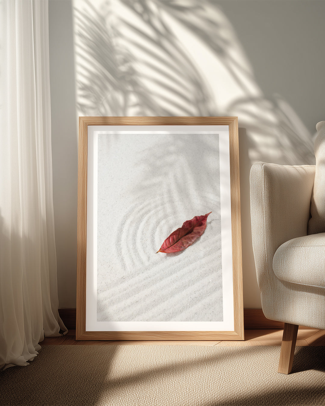 Zen Leaf Poster Tablosu
