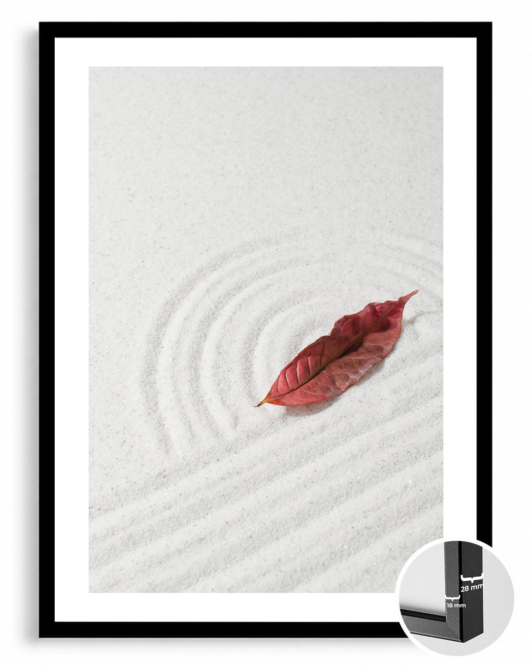 Zen Leaf Poster Tablosu