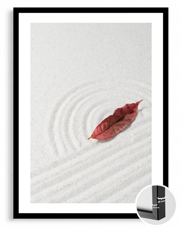 Zen Leaf Poster Tablosu