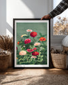 Zinnia Garden Poster Tablosu