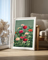 Zinnia Garden Poster Tablosu