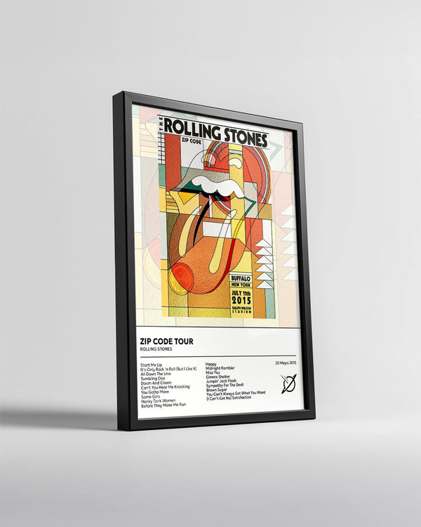 Zip Code Tour - Rolling Stones Poster Tablosu
