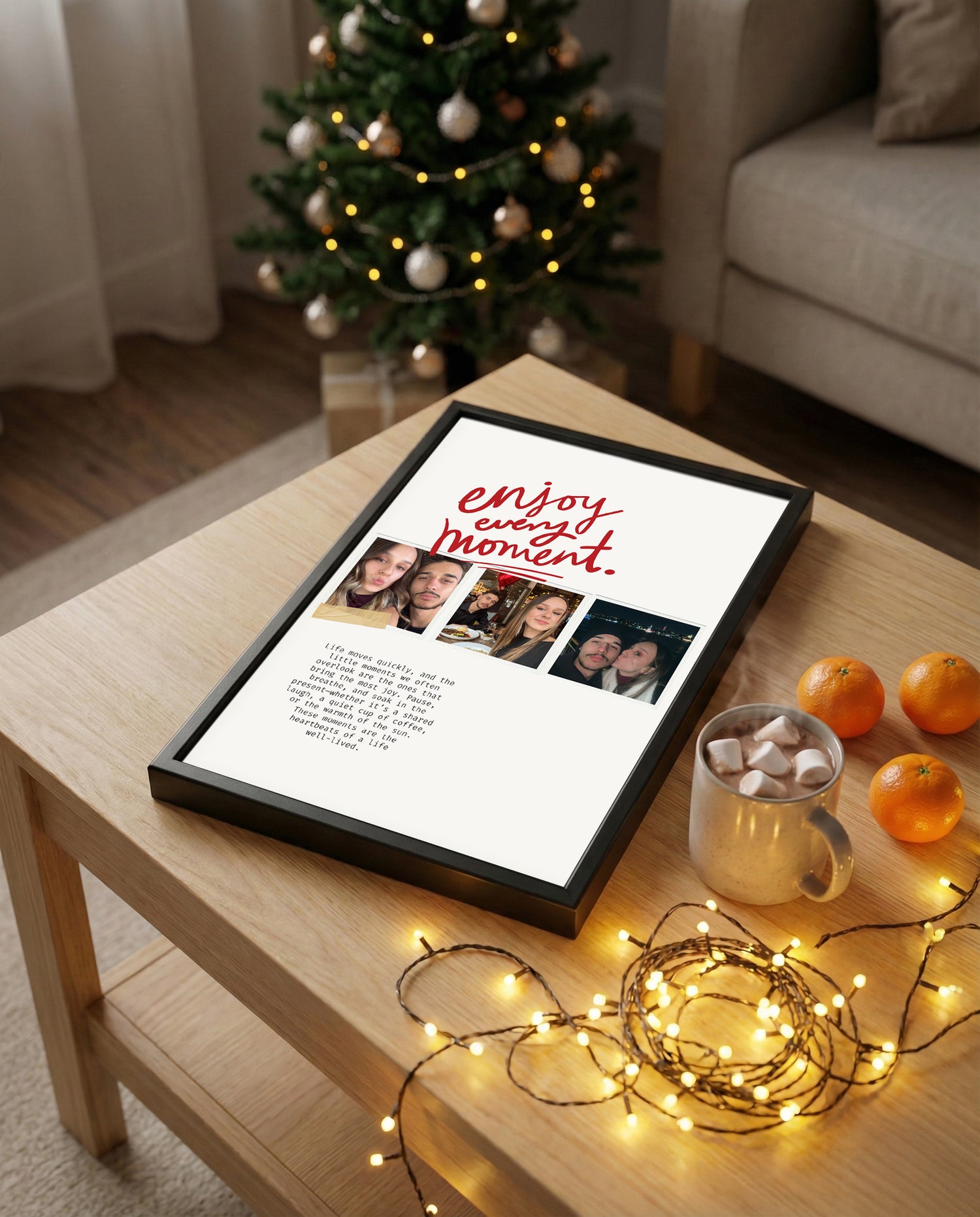 Enjoy Every Moment – Minimal Fotoğraf Poster Tablosu