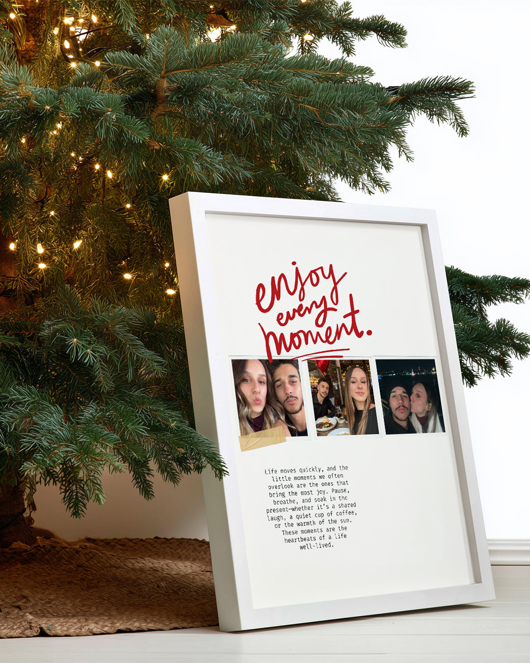 Enjoy Every Moment – Minimal Fotoğraf Poster Tablosu