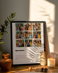 Öğretmenlere Özel Öğretmen Yazılı Poster Tablosu