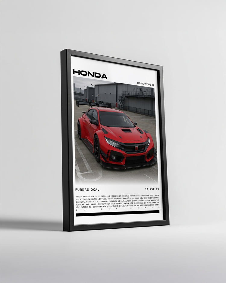 Kişiselleştirilebilir Araba Poster Tablo
