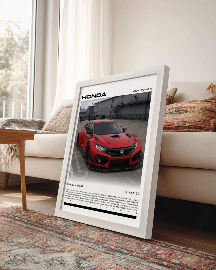 Kişiselleştirilebilir Araba Poster Tablo