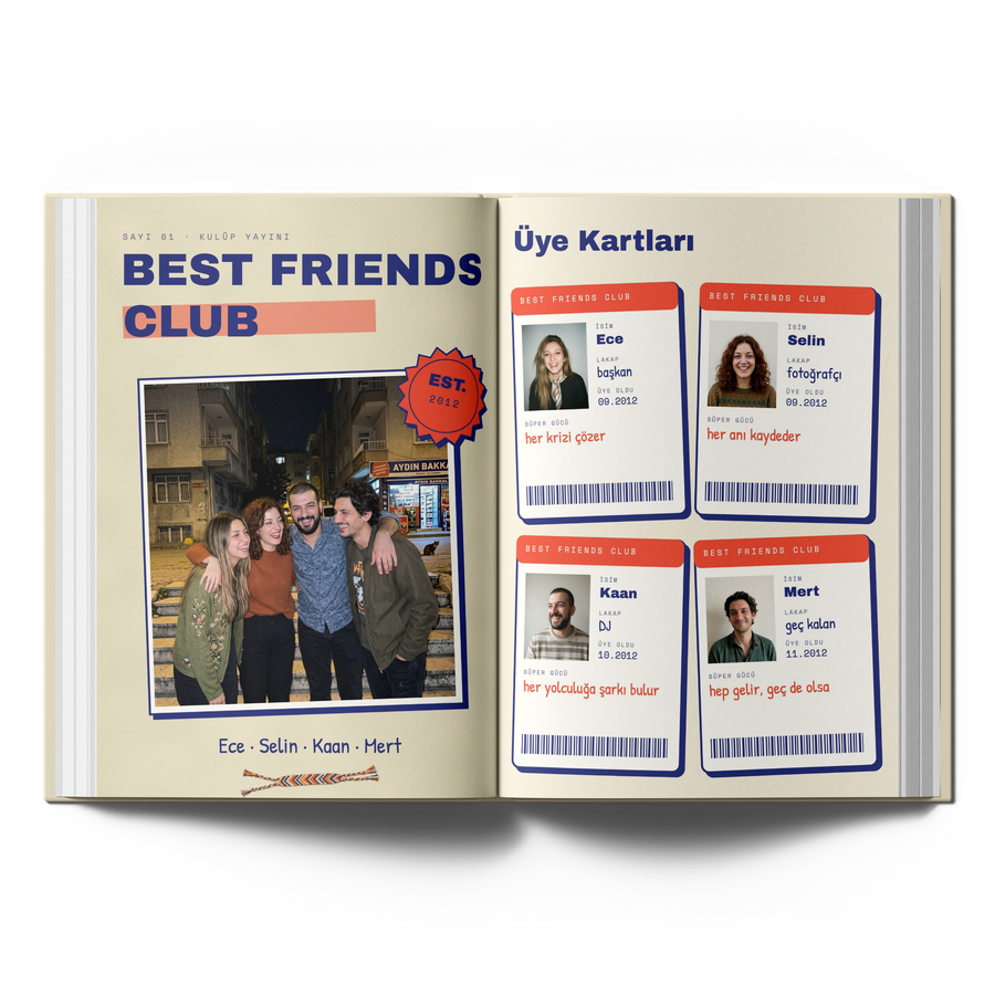 Best Friends Club: Arkadaş Grubu Fotokitabı