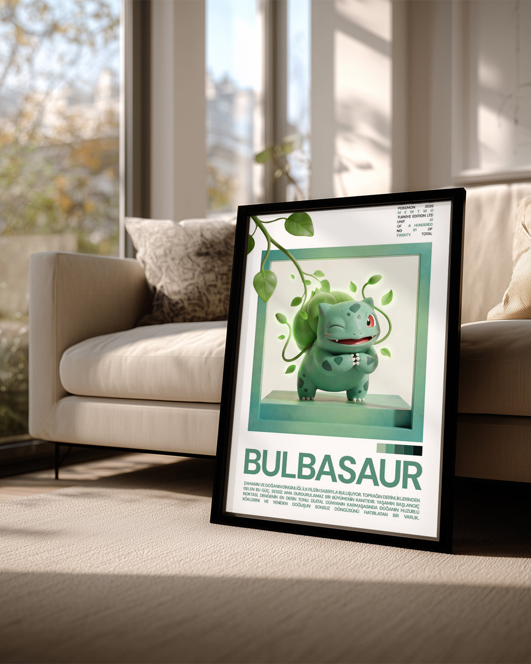 Bulbasaur Poster Tablosu