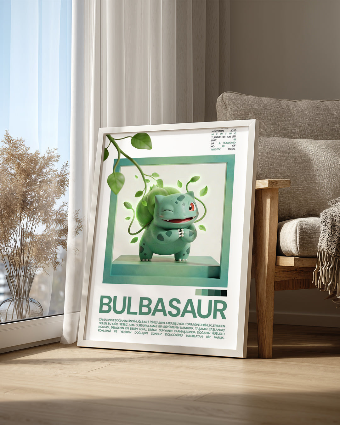 Bulbasaur Poster Tablosu