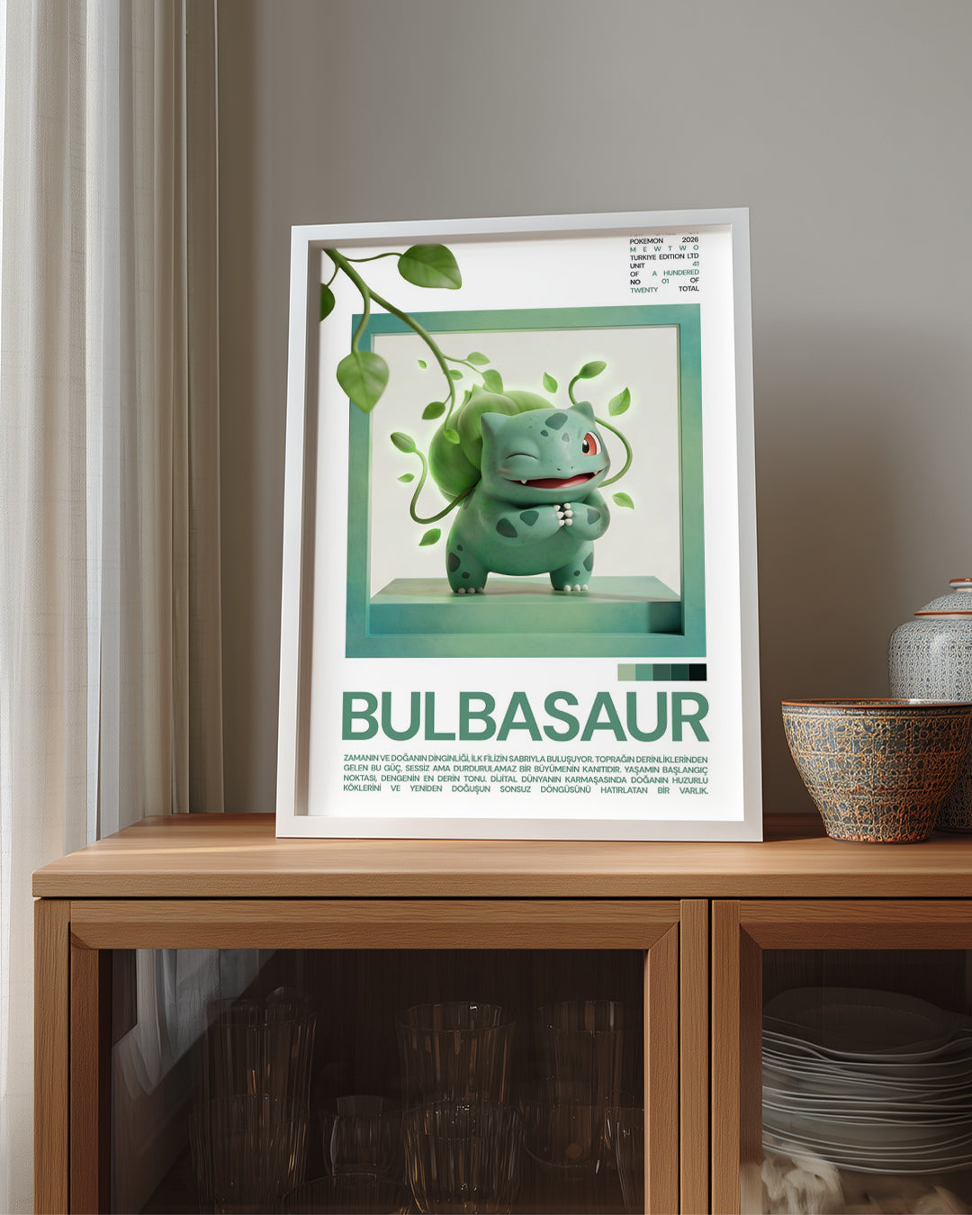 Bulbasaur Poster Tablosu