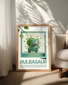 Bulbasaur Poster Tablosu