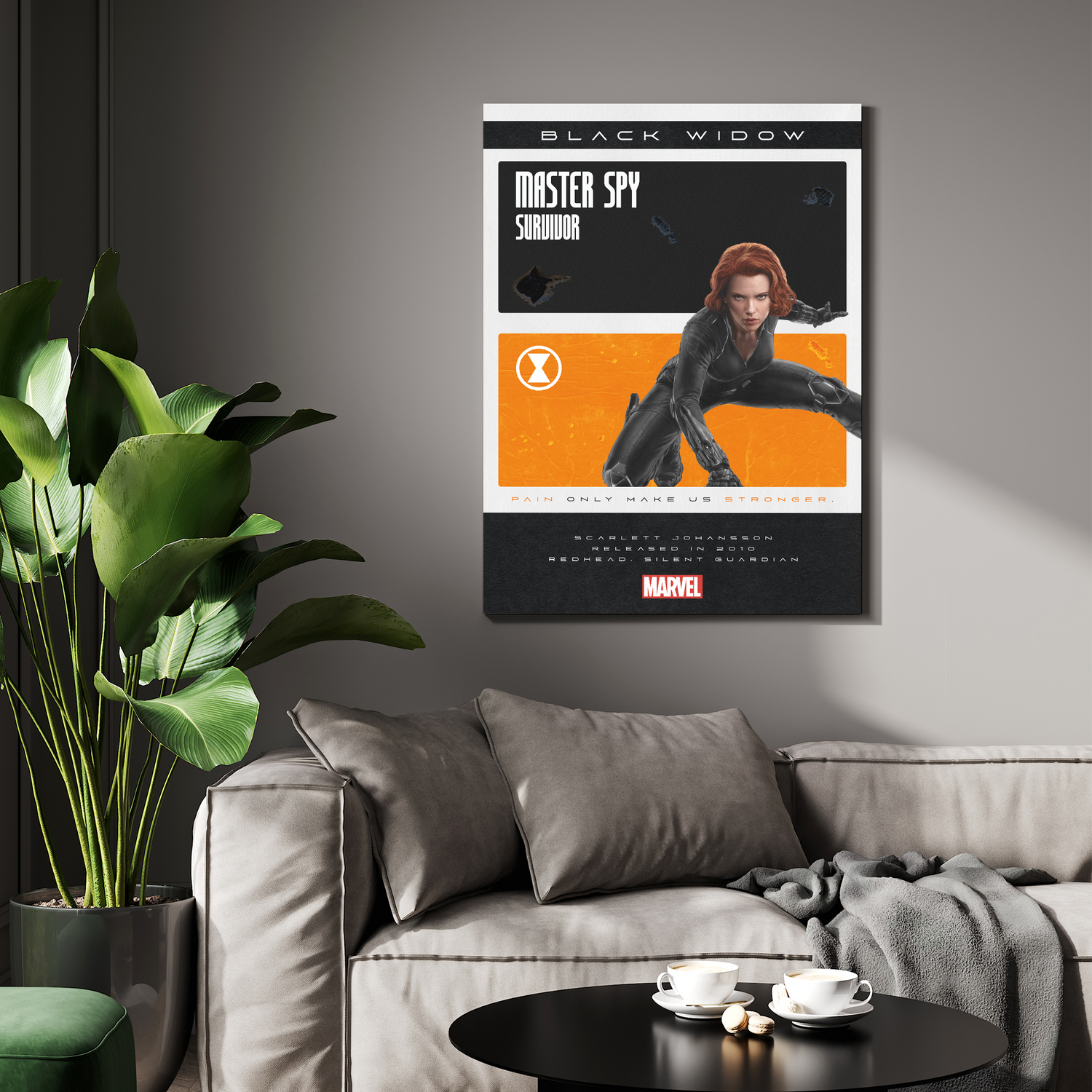 Black Widow Poster Painting