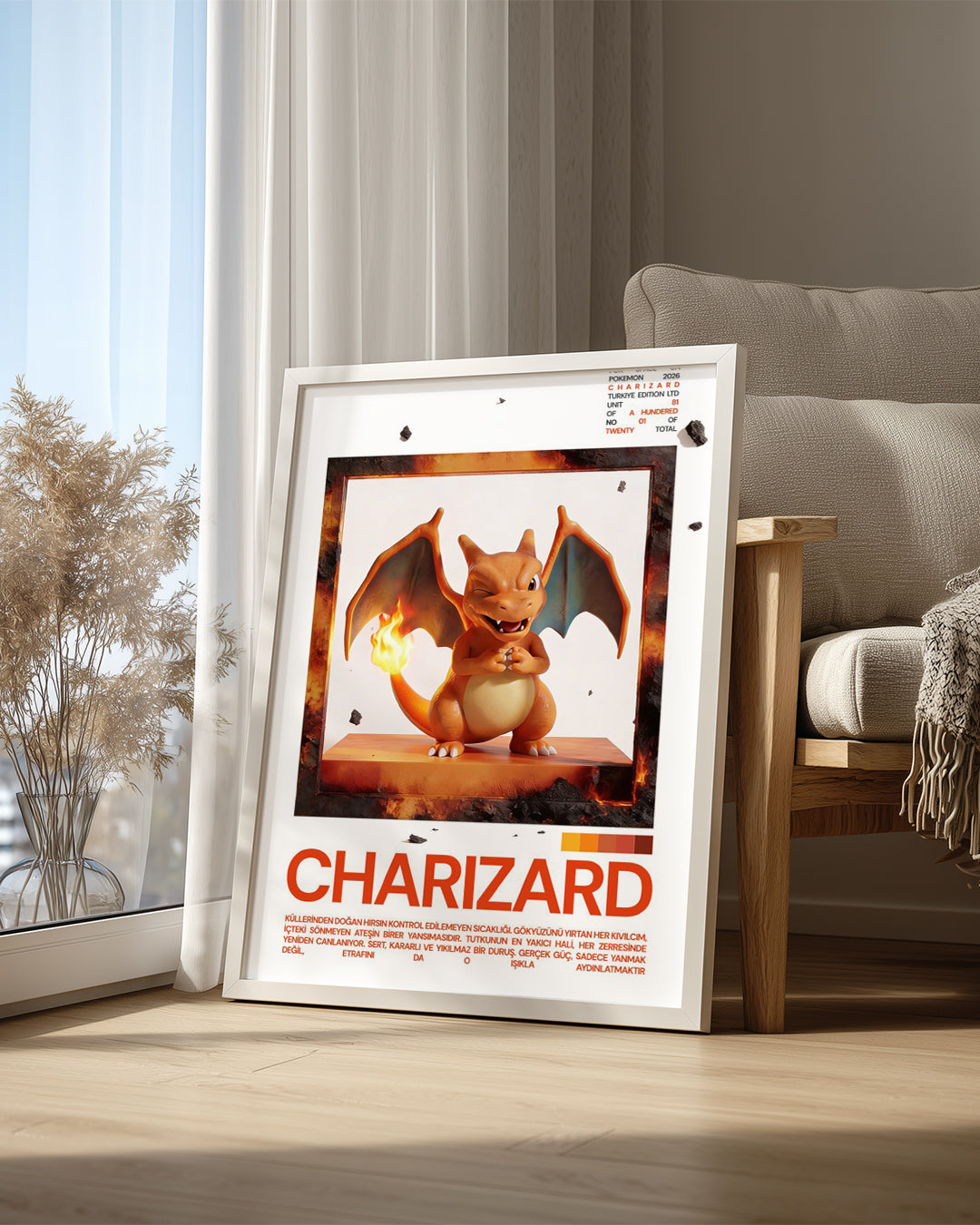 Charizard Poster Tablosu