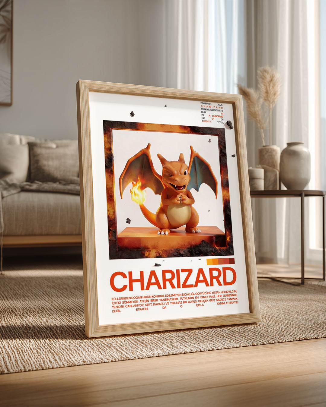 Charizard Poster Tablosu
