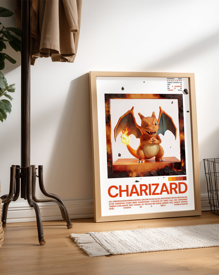 Charizard Poster Tablosu