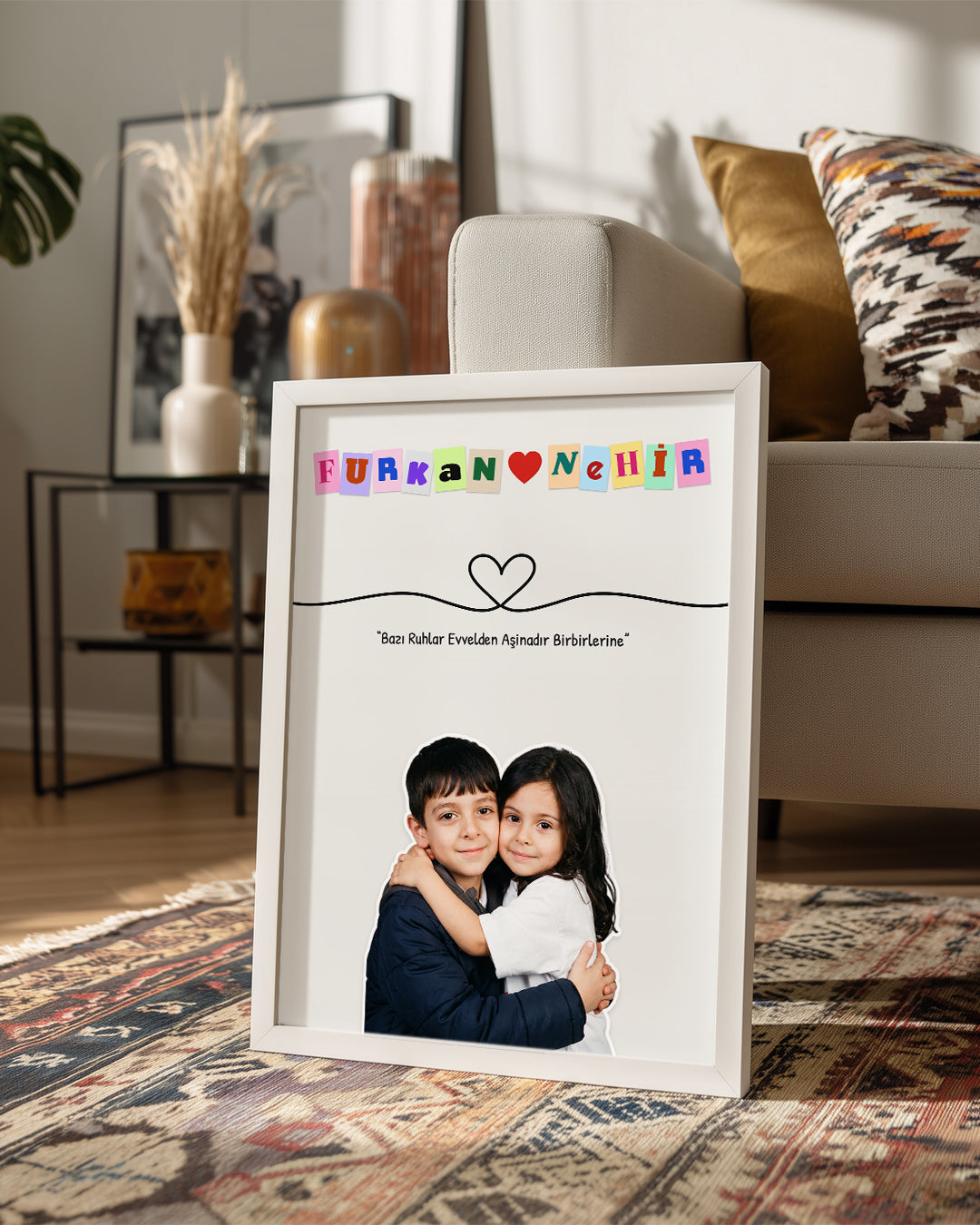 Biz Daha Çocukken — Kişiye Özel Çocukluk Fotoğrafı Tablosu