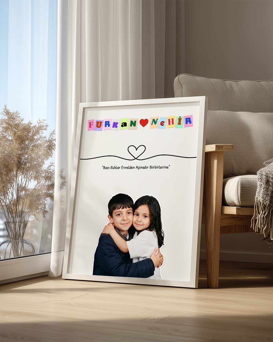 Biz Daha Çocukken — Kişiye Özel Çocukluk Fotoğrafı Tablosu