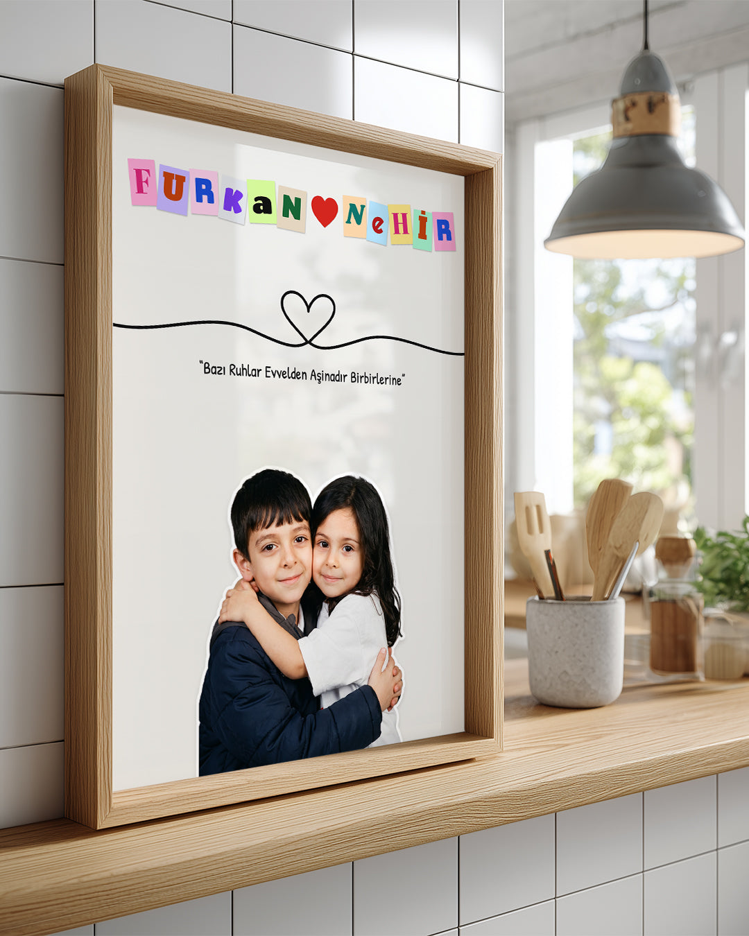 Biz Daha Çocukken — Kişiye Özel Çocukluk Fotoğrafı Tablosu