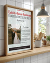 Yıldönümü Gazete Manşet Tasarımlı Poster Tablosu