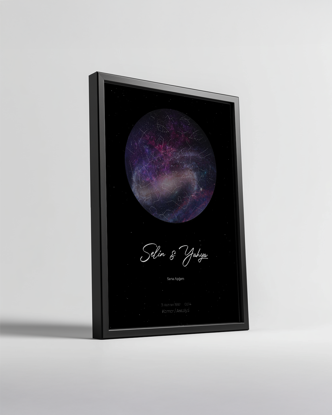 Sky Star Map Poster Table (Galaxy)