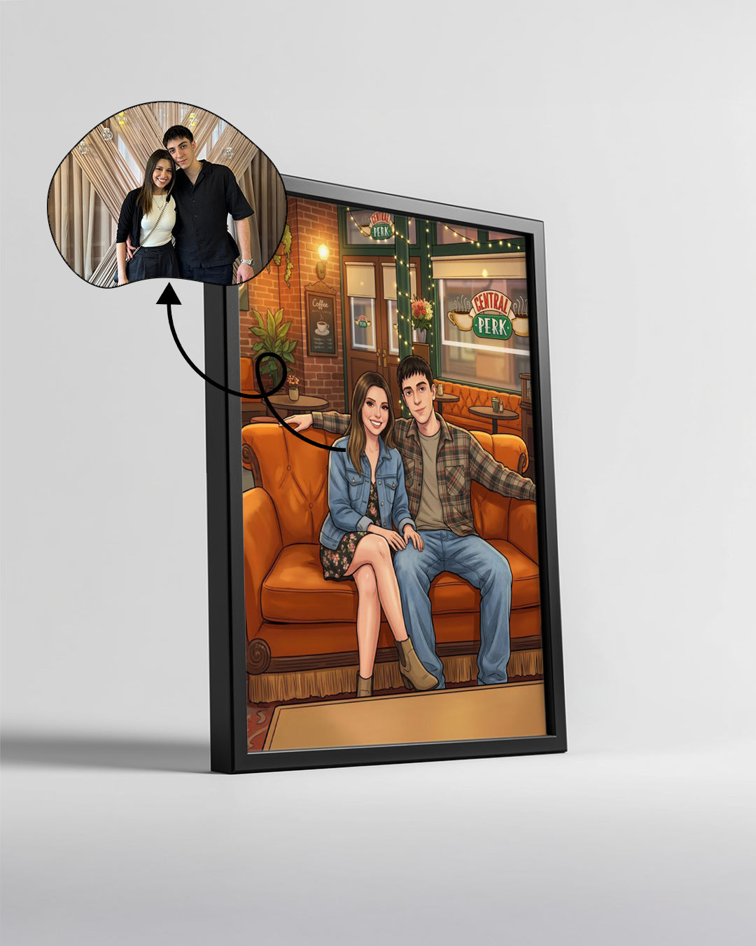 Friends Karikatür Tablo