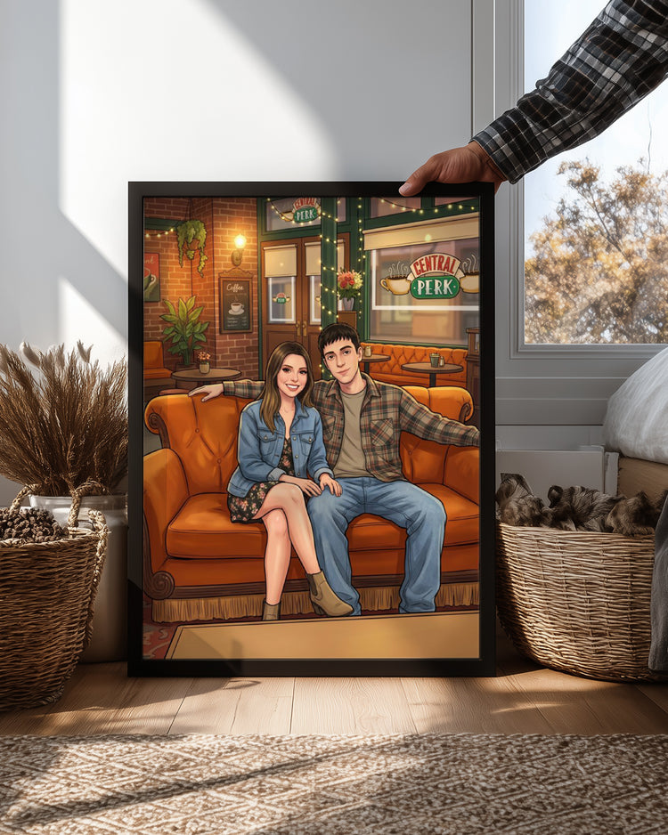 Friends Karikatür Tablo