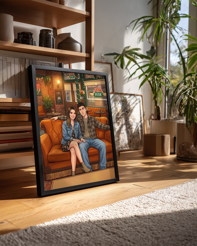 Friends Karikatür Tablo