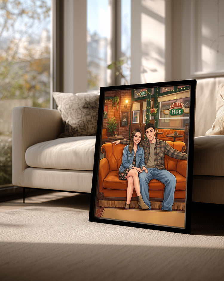 Friends Karikatür Tablo