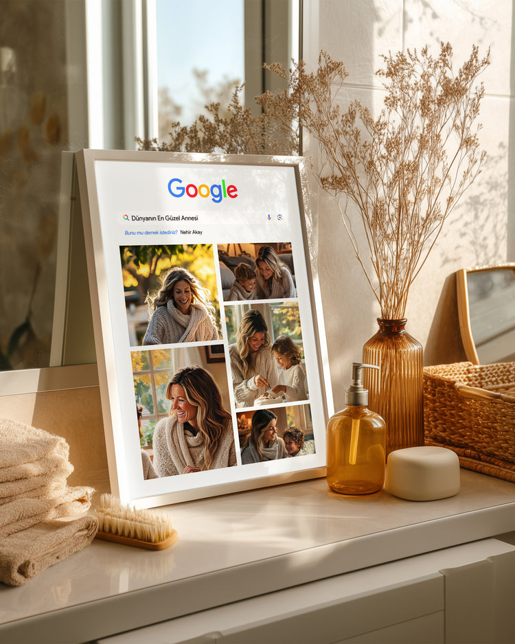 Annelere Özel Google Poster Tablosu