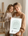 Annelere Özel Line Art Çizim Poster Tablosu