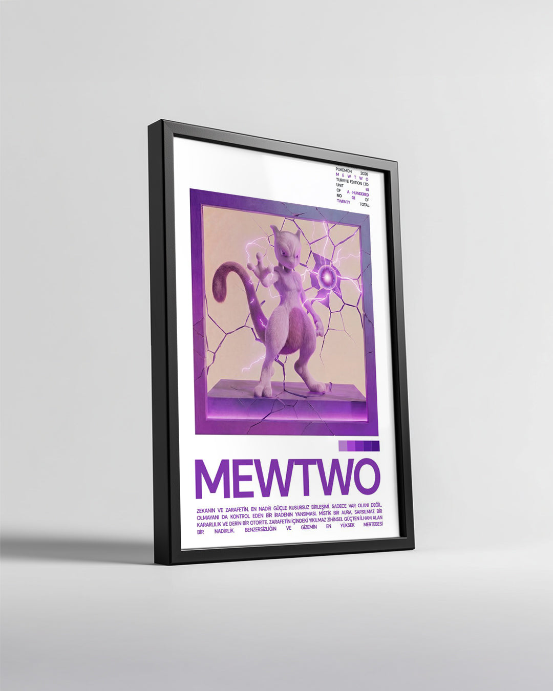 Mewtwo Poster Tablosu
