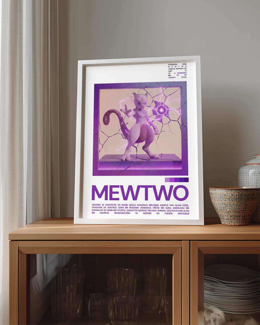 Mewtwo Poster Tablosu