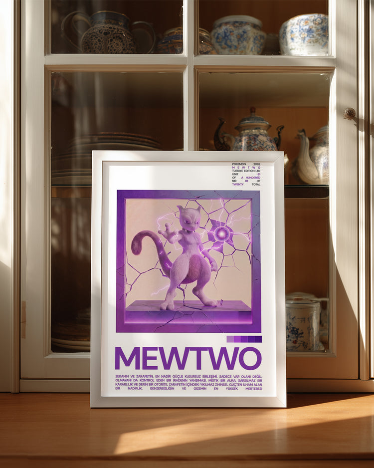 Mewtwo Poster Tablosu