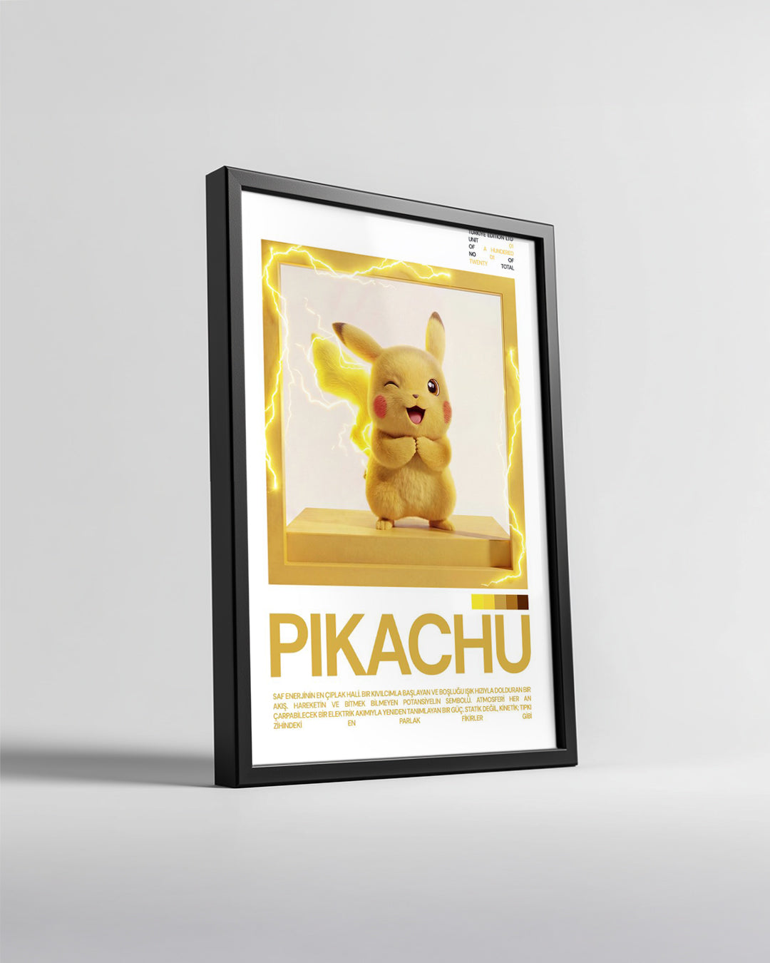 Pikachu Poster Tablosu