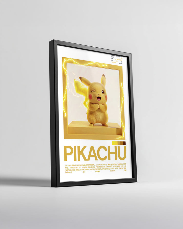 Pikachu Poster Tablosu