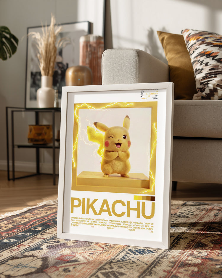 Pikachu Poster Tablosu