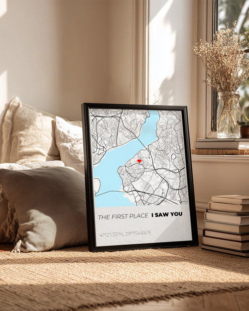Seni İlk Gördüğüm Yer Poster Tablosu