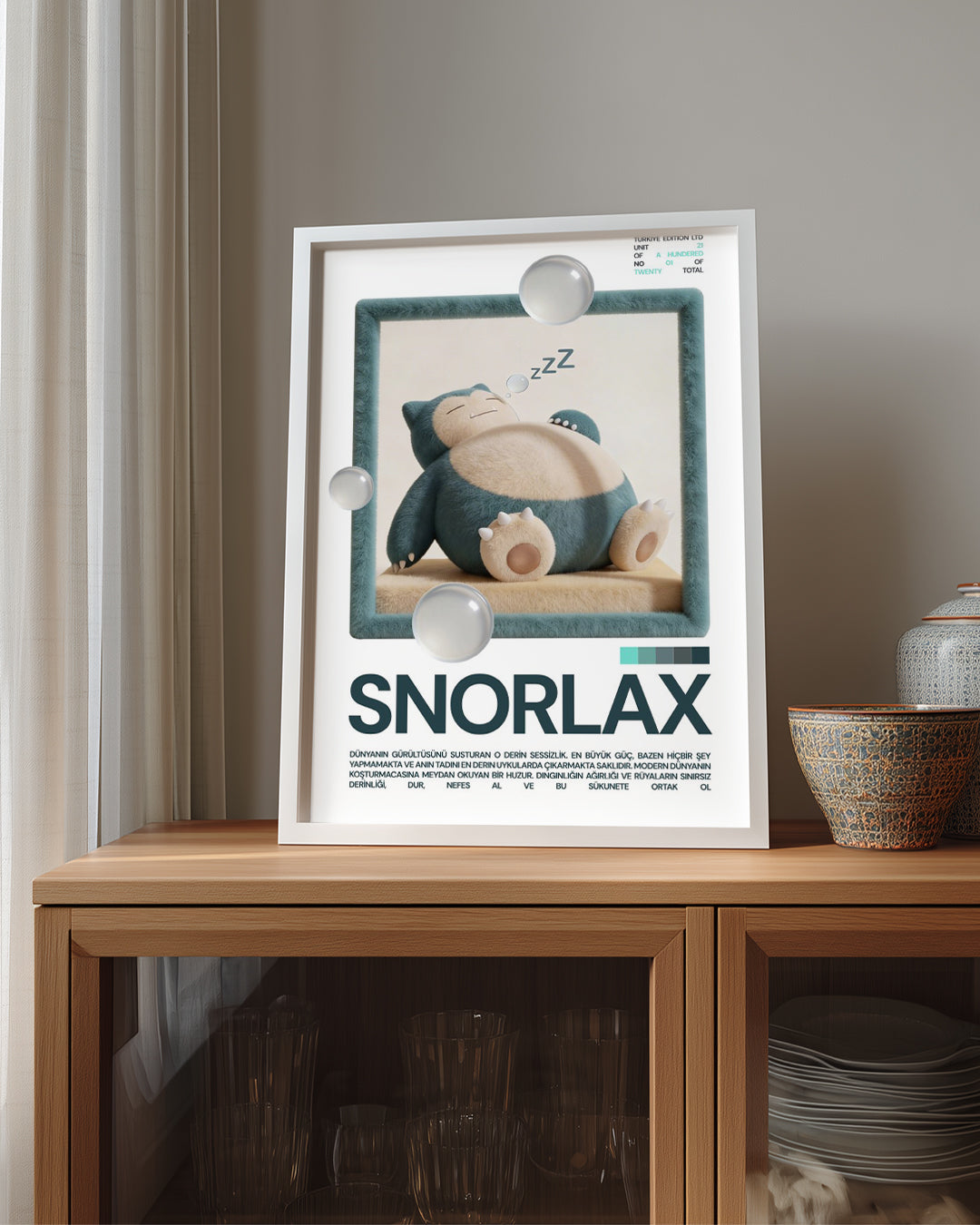 Snorlax Poster Tablosu